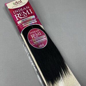 12"s Idol Remi #1 Jet Black Yaki Indian Remy Hair Extensions